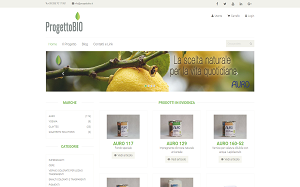 Visita lo shopping online di Progettobio