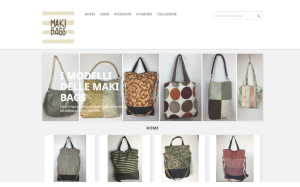 Il sito online di Maki Bags