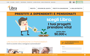 Il sito online di Libra Finanziaria