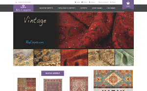 Il sito online di Rey Carpets
